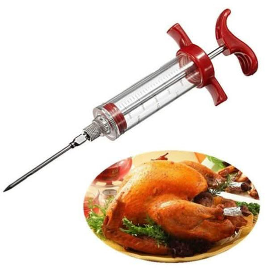 30ml BBQ Meat Marinade Sauce Seasoning Syringe Injector