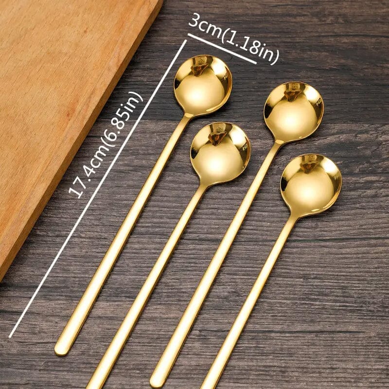 4-Piece: 6.85'' Coffee Espresso Spoons